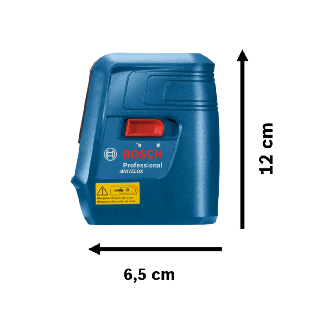 Nivel Láser de líneas 15 m con línea lateral Bosch Nivelox