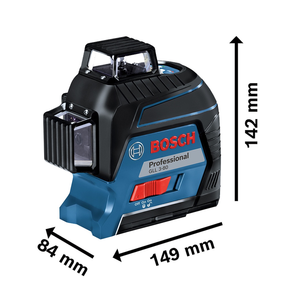 Nivel Láser de líneas 80 m 360º Bosch GLL 3-80