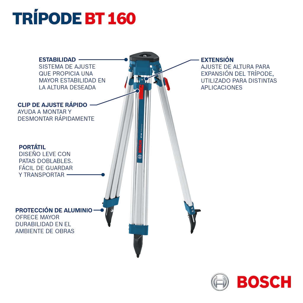 Trípode BT 160 Bosch Profesional