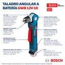 Taladro atornillador inalámbrico Bosch GWB 12V-10 12V SB con maletín