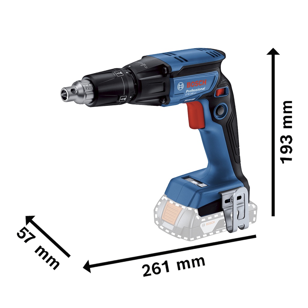 Atornillador Boch para Drywall inalámbrico 18V GTB 185-LI