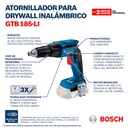 Atornillador Boch para Drywall inalámbrico 18V GTB 185-LI