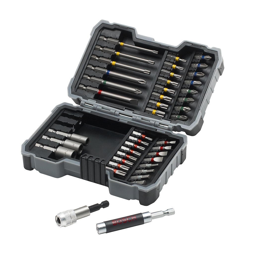 Kit de puntas y dados Bosch Extra Hard con 43 unidades