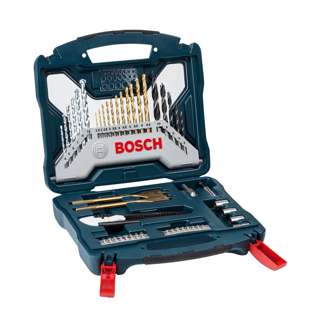 Set Puntas y Brocas en Titanio Bosch X-Line 50 unidades