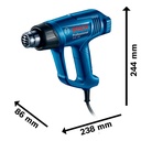 Pistola de Calor Bosch GHG 180 1800W 220V