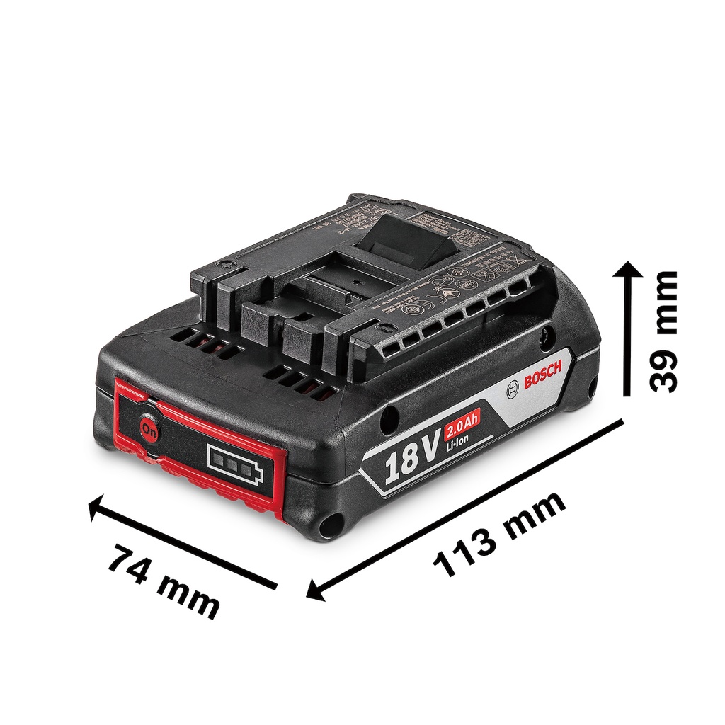 Batería de iones de litio 18V Bosch GBA 18V 2,0 Ah