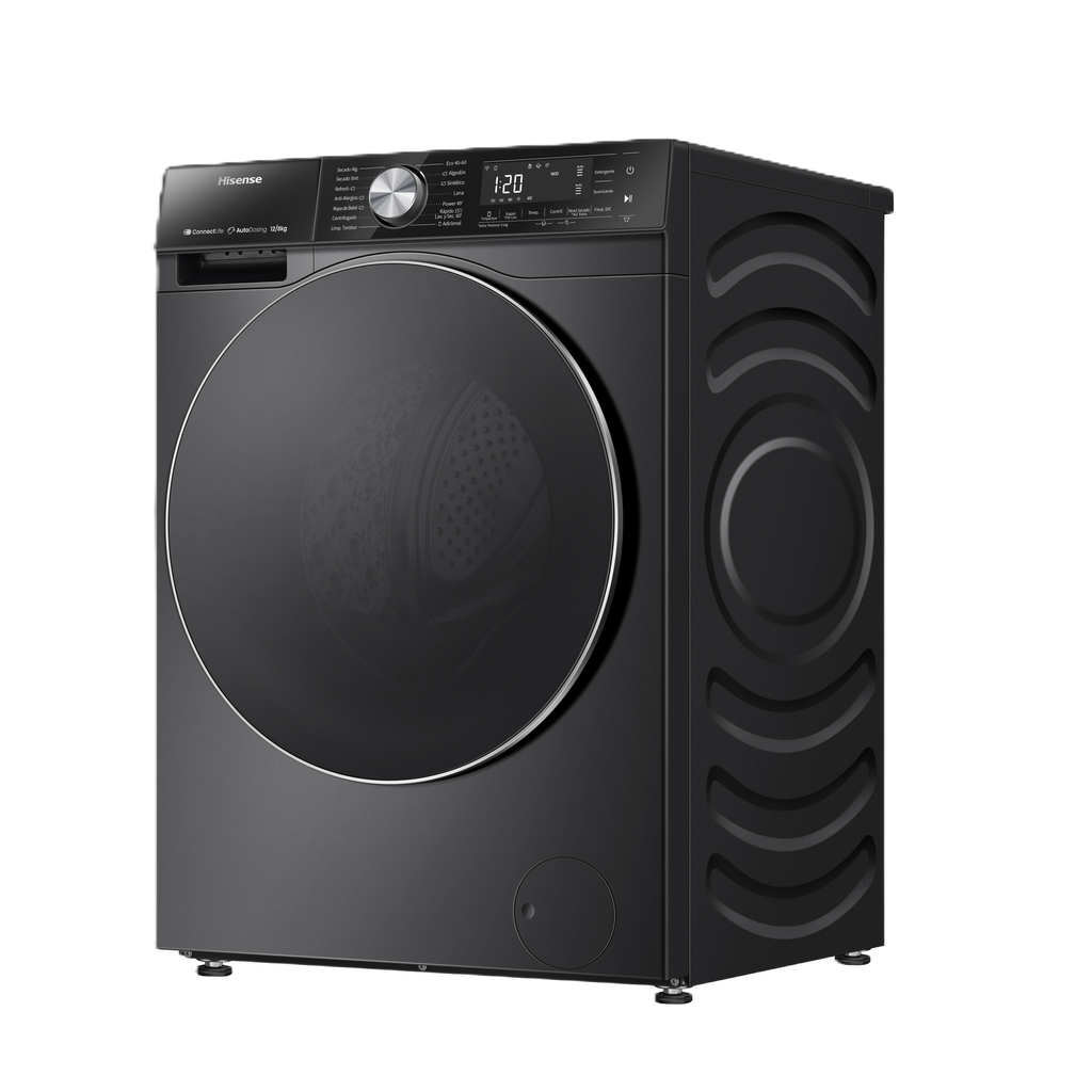 Lavasecarropa Hisense Smart Wi-Fi Serie 5S 12/8KG