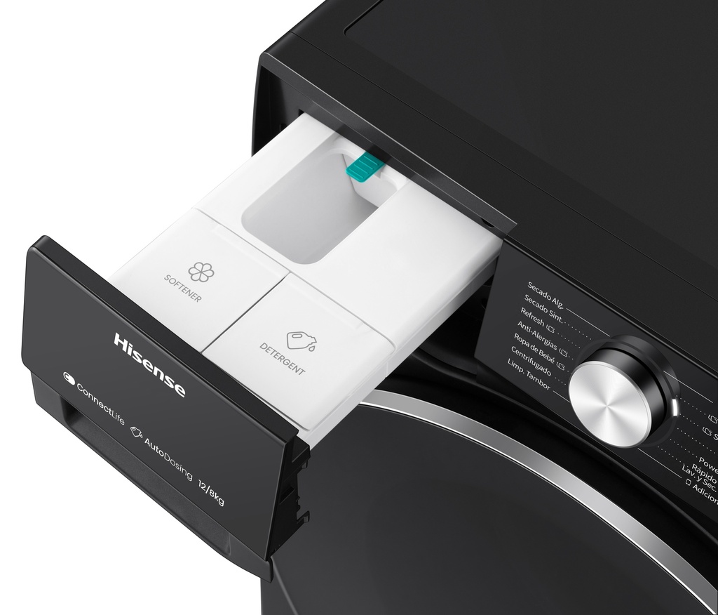 Lavasecarropa Hisense Smart Wi-Fi Serie 5S 12/8KG
