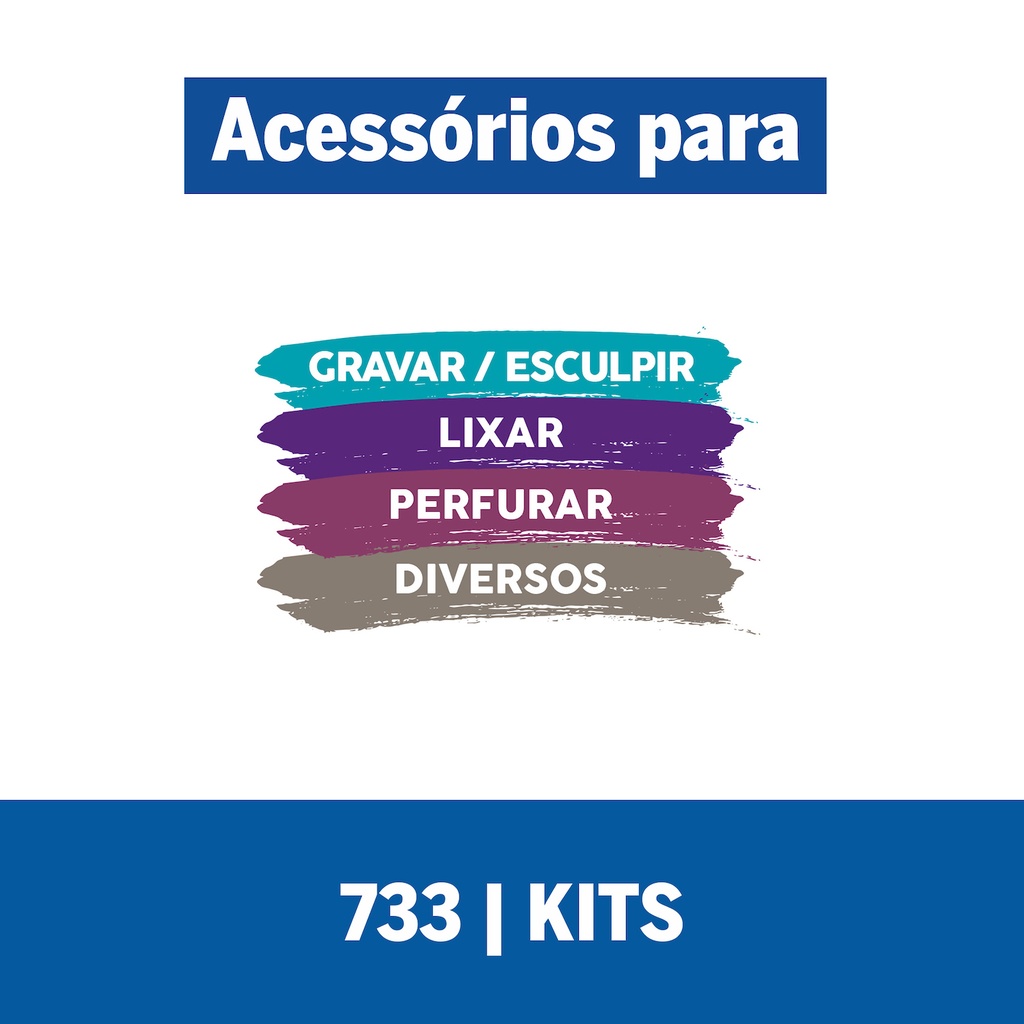 Kit de accesorios de Minitorno Dremel 20 Piezas (Modelo 733)