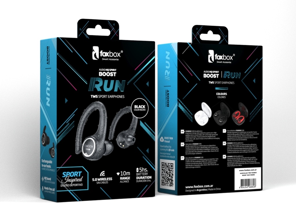 AURICULAR TWS FOXBOX BOOST RUN