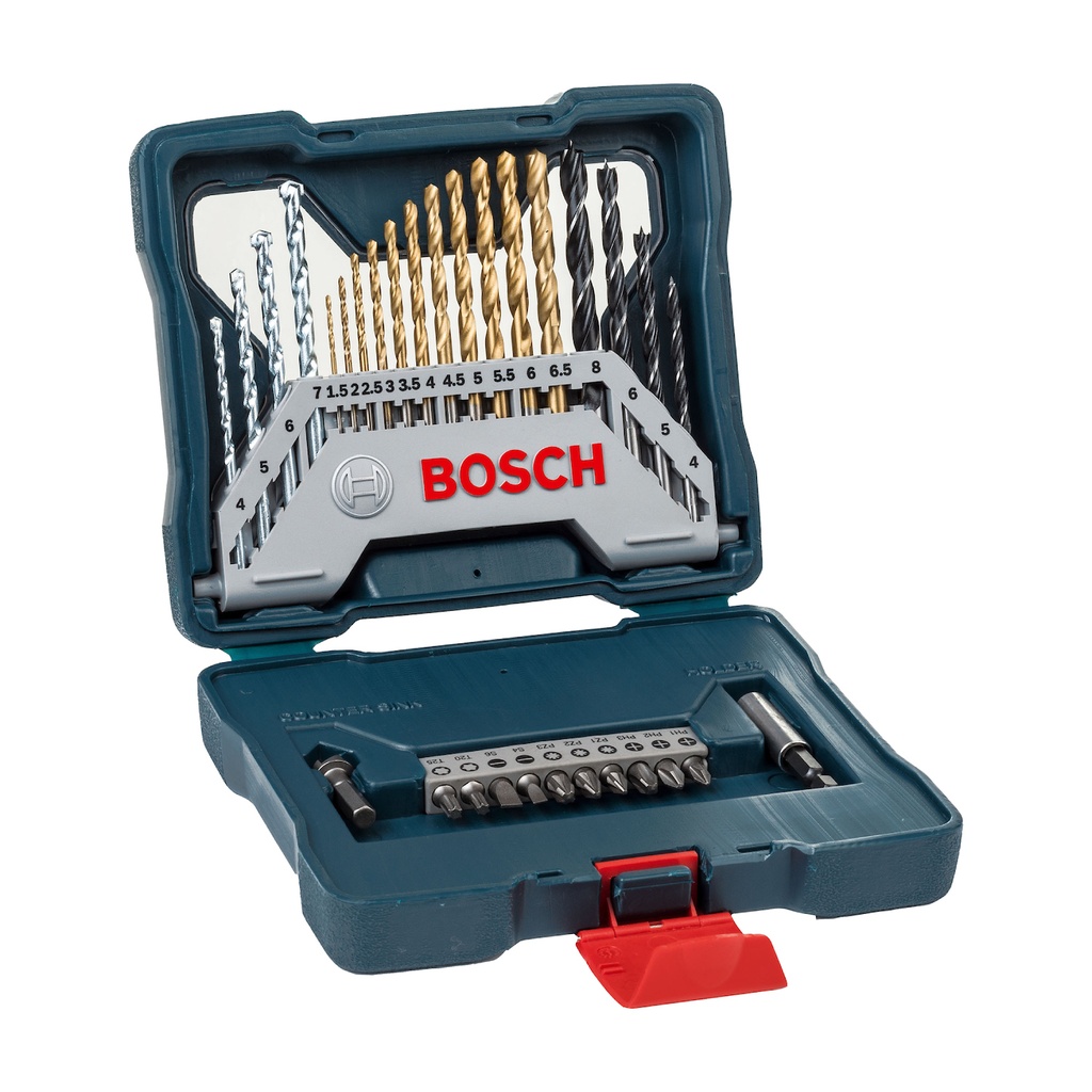 Set Puntas y Brocas Titanio Bosch X-Line 30 unidades