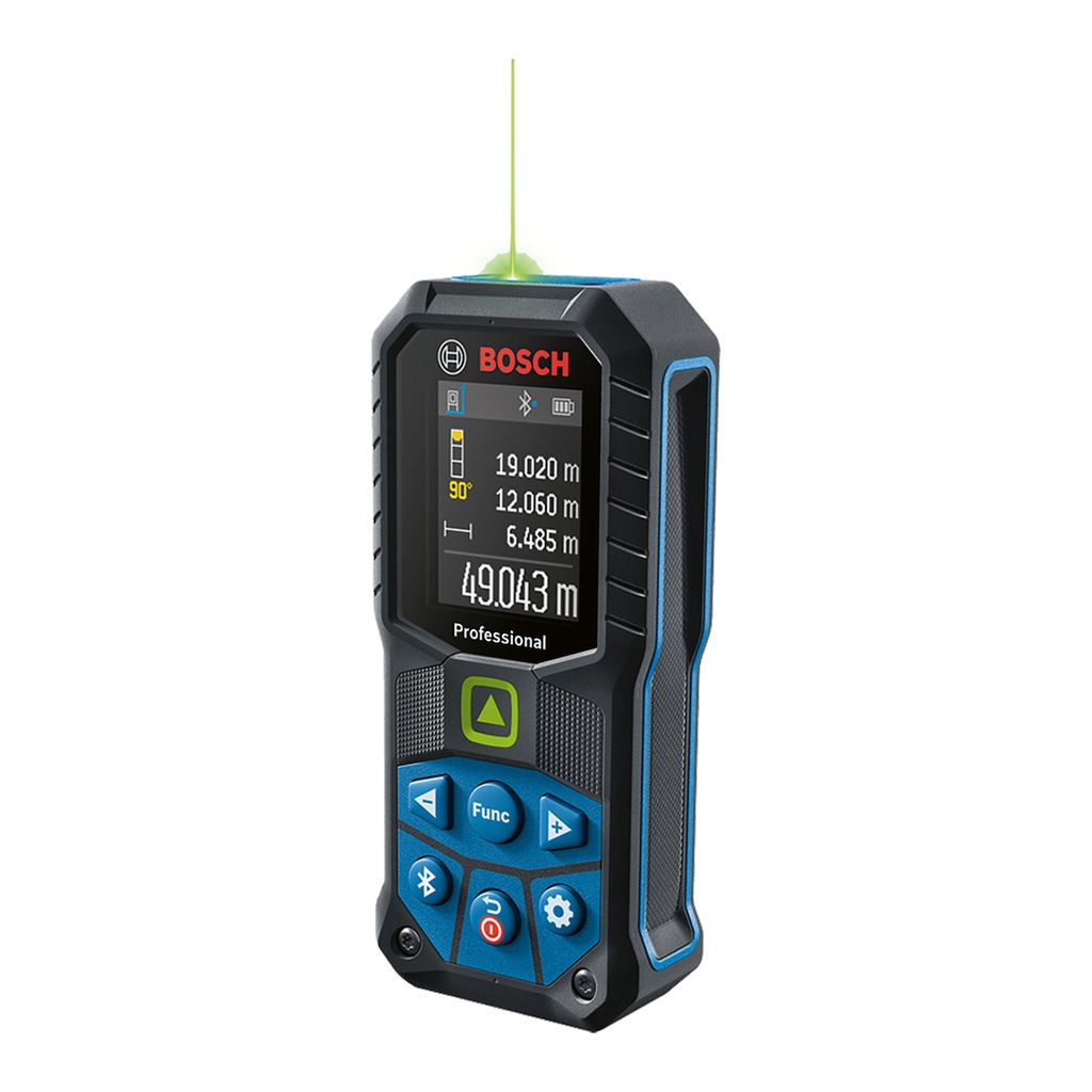 Medidor láser verde Bosch GLM 50-27 CG con Bluetooth