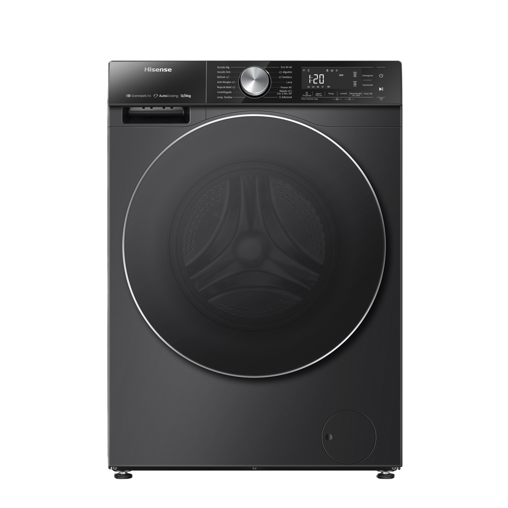 Lavasecarropa Hisense Smart Wi-Fi Serie 5S 12/8KG
