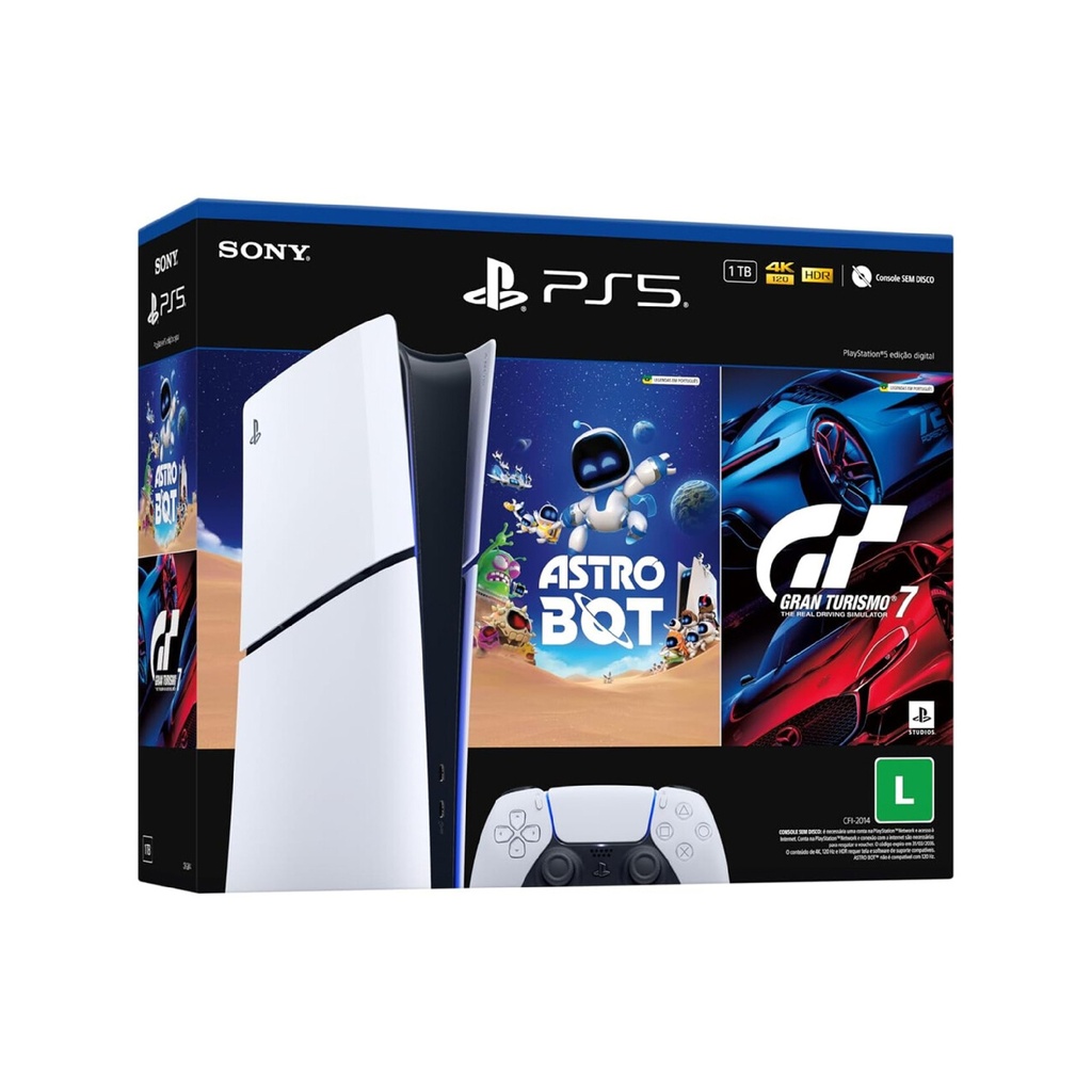 Consola PS5 Digital GT7 + Astro