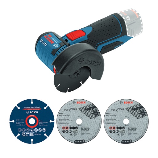 [06019F2000] Multicortadora inalámbrica de 3" Bosch GWS 12V-76 12V SB