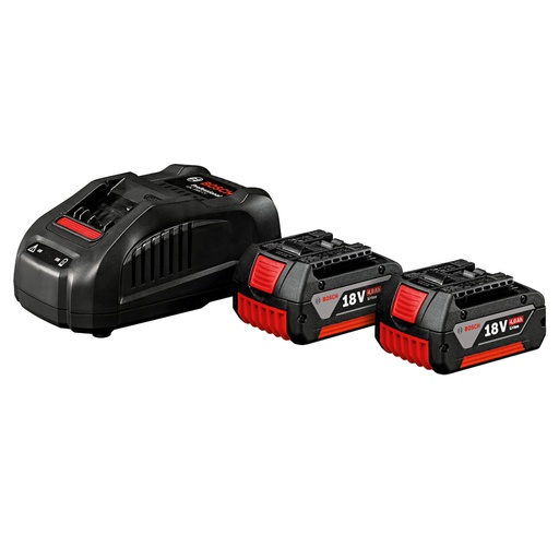 [1600A015TC000] Kit Bosch con 2 Baterías GBA 18V 4,0Ah + 1 cargador GAL 1880CV
