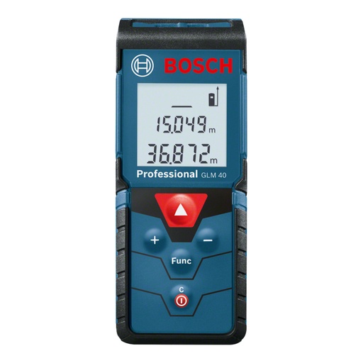 [0601072900] Medidor Láser Bosch GLM 40 alcance 40m con estuche