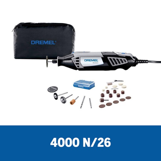 [F013.400.0NV-000] Minitorno Dremel 4000 con 26 accesorios