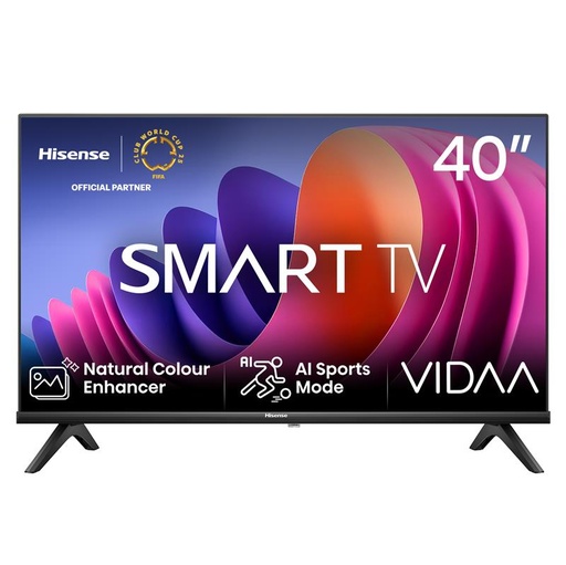 [40A4K] Smart TV Hisense 40" Serie A4K