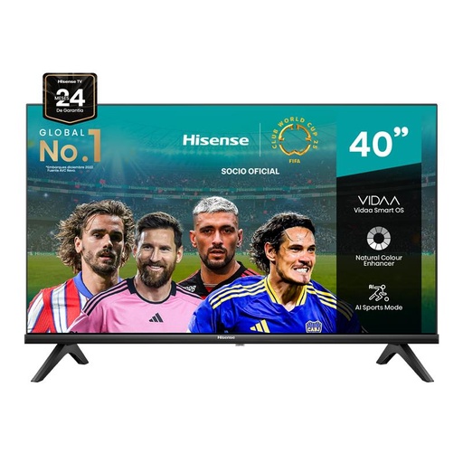 [40A4K] Smart TV Hisense 40" Serie A4K